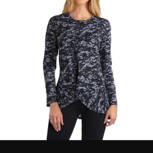 NWT Halston Studio Camo Top Size L